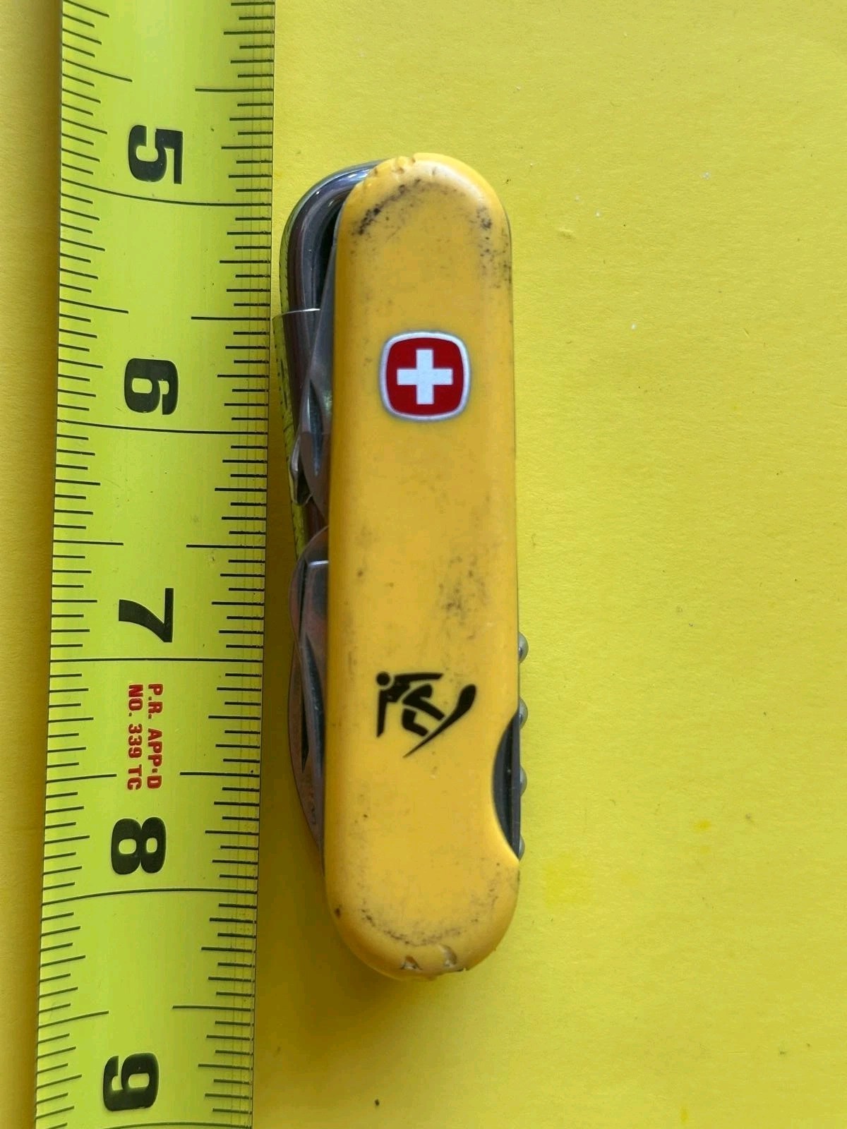 Wenger Swiss Rider Shredder 85mm Swiss Army Knife Snowboarding Tool Yellow Nice