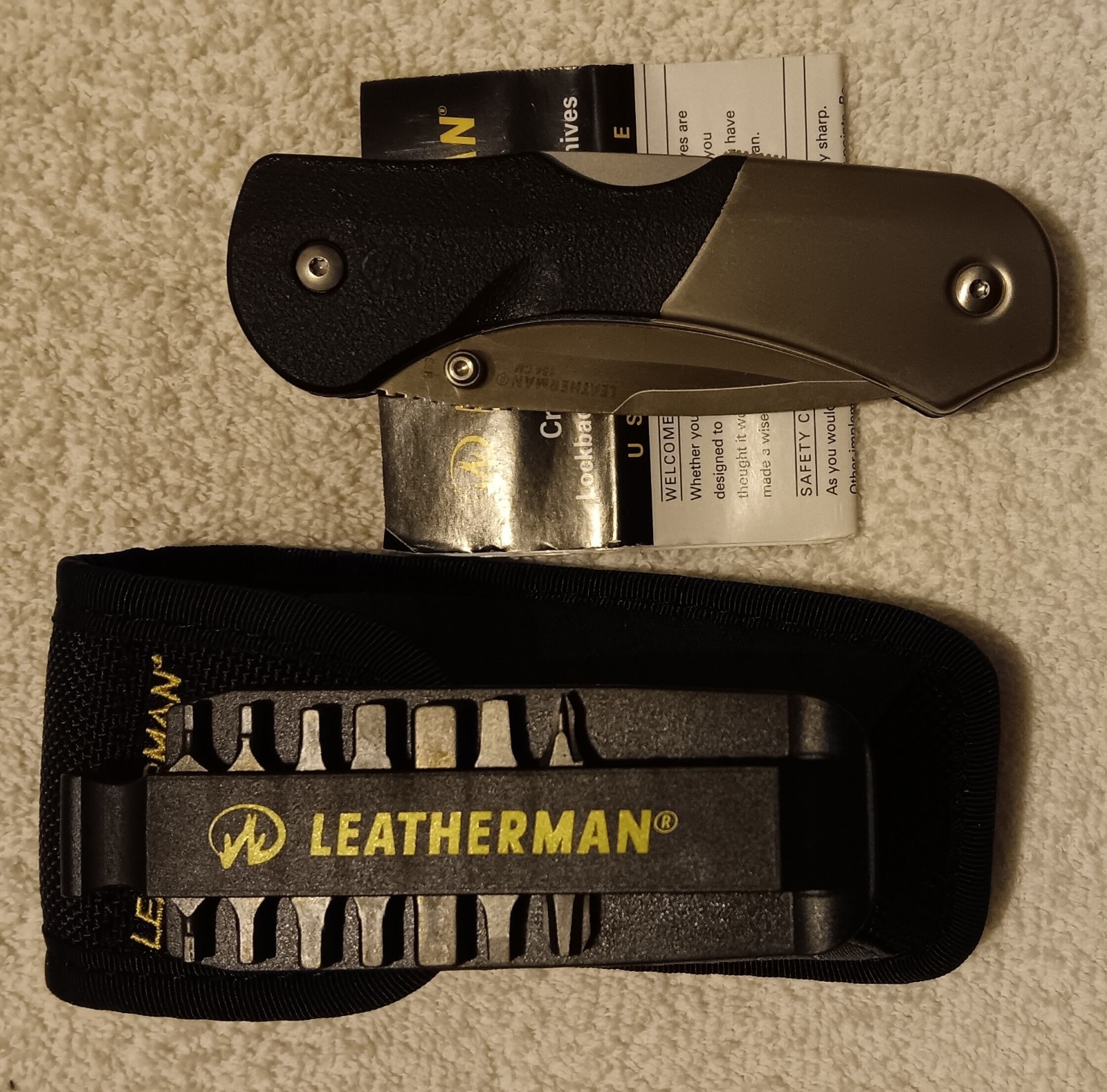 US Leatherman Expanse E55B NIB New Box Multitool Knife Nylon Sheath Bits Kit