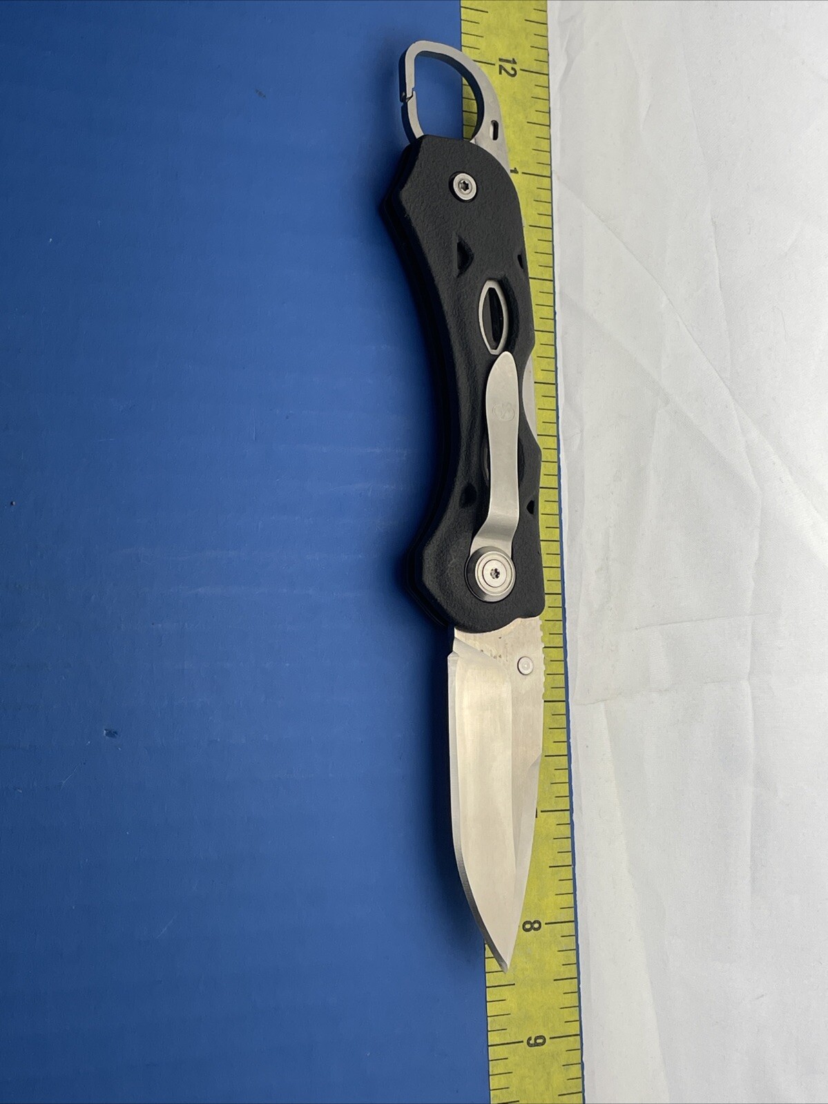 Rare! Leatherman K500X Knife-Multitool 154CM Folder Lockback Knife w/Carabiner