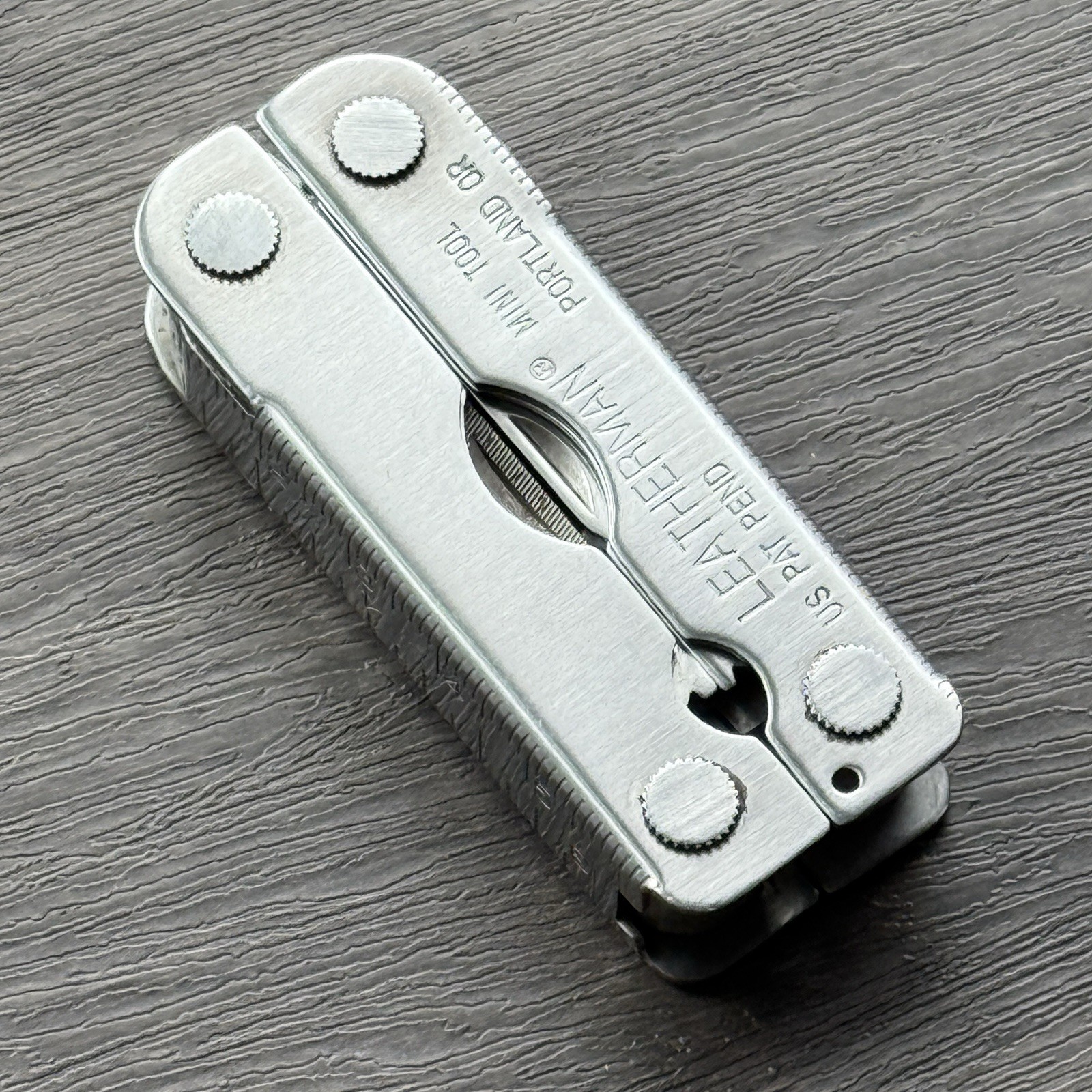 Leatherman MINI TOOL multitool. Variant w/US PAT PEND on Both Sides