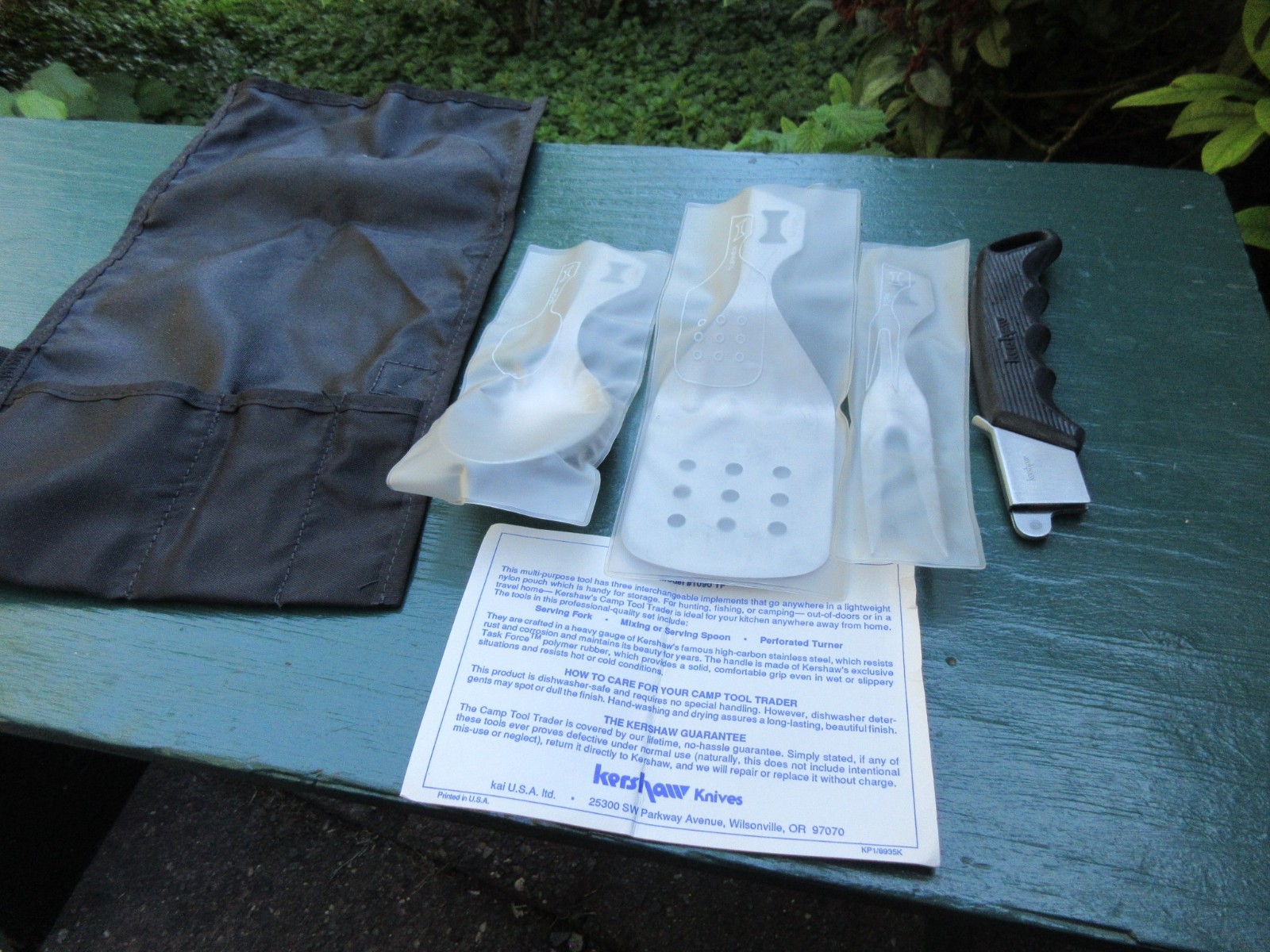 Kershaw Camp-Tool Trader Camping Utensil Set with Case