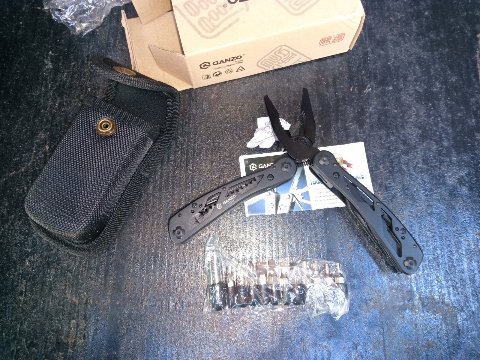 GANZO G202 Multi Pliers Multi Tool Toolkit Screwdriver Kit New US stock