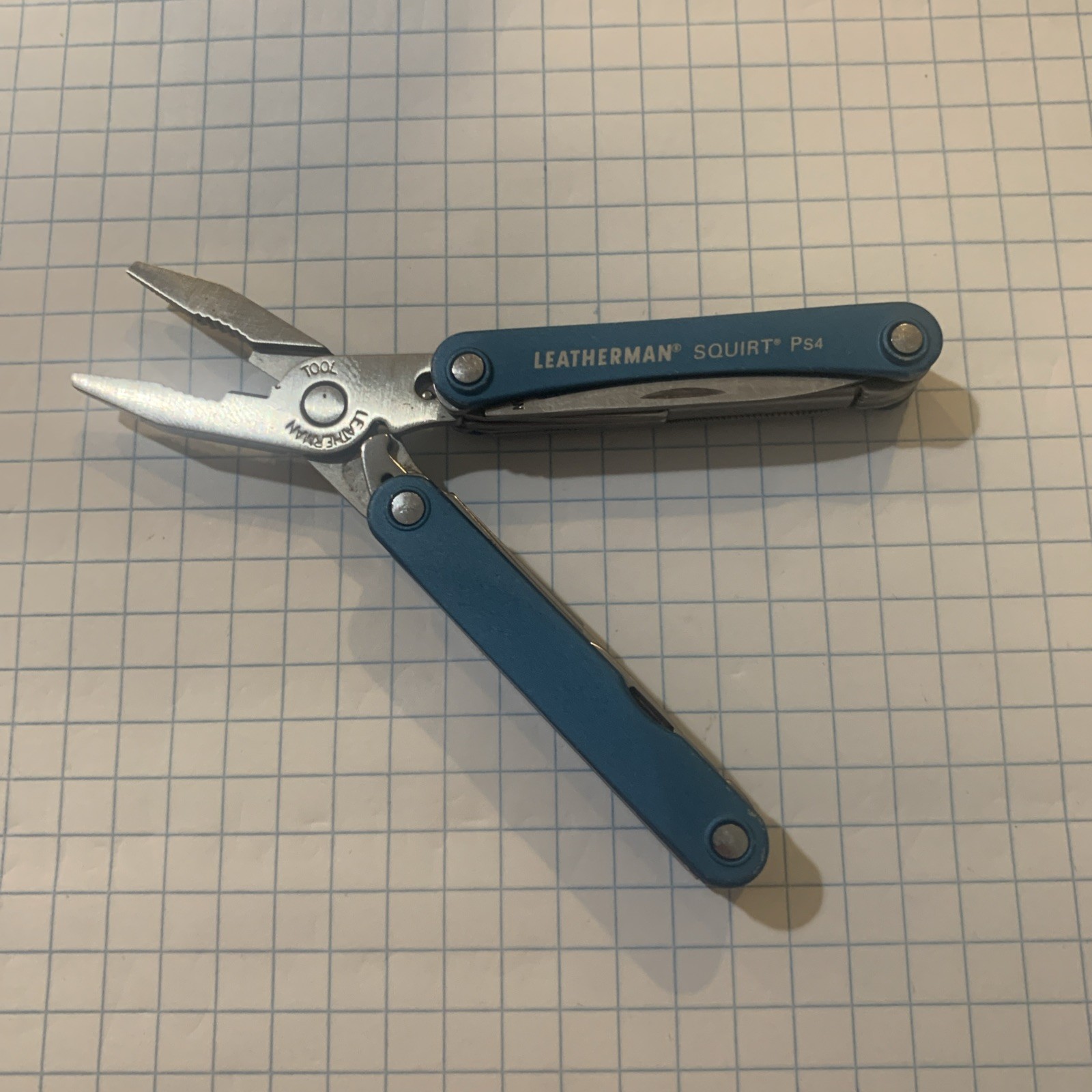 Leatherman Squirt PS4 Blue Multi Tool Rare And Retired – Super Clean EUC 9.5