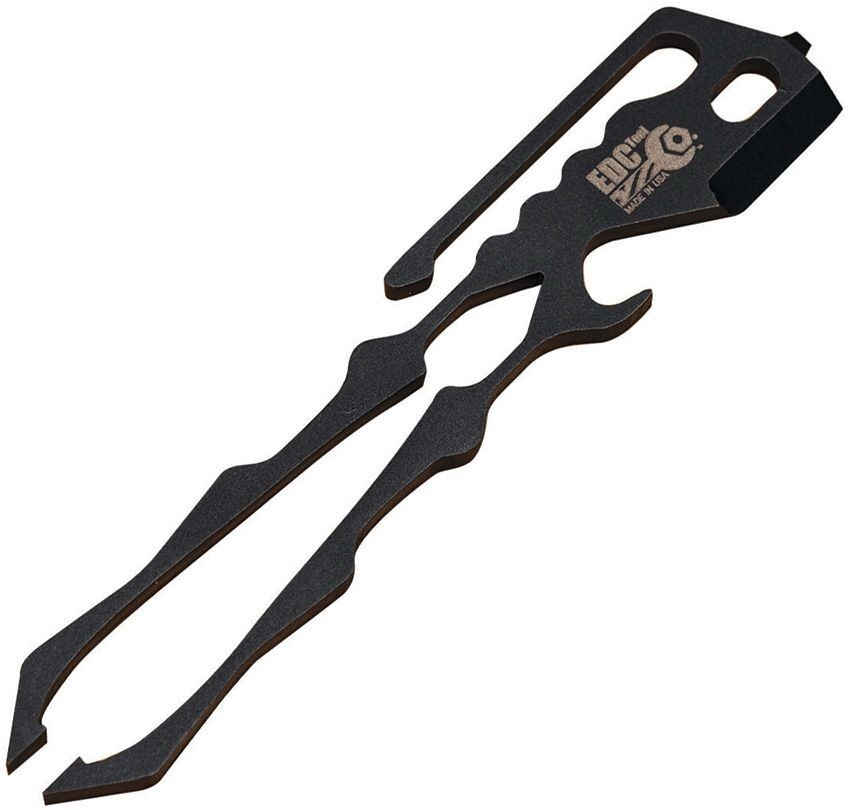 EDC Tool Co. Tweezer Multi Tool Black DLC-Coated Titanium Tools 4″ MADE IN USA