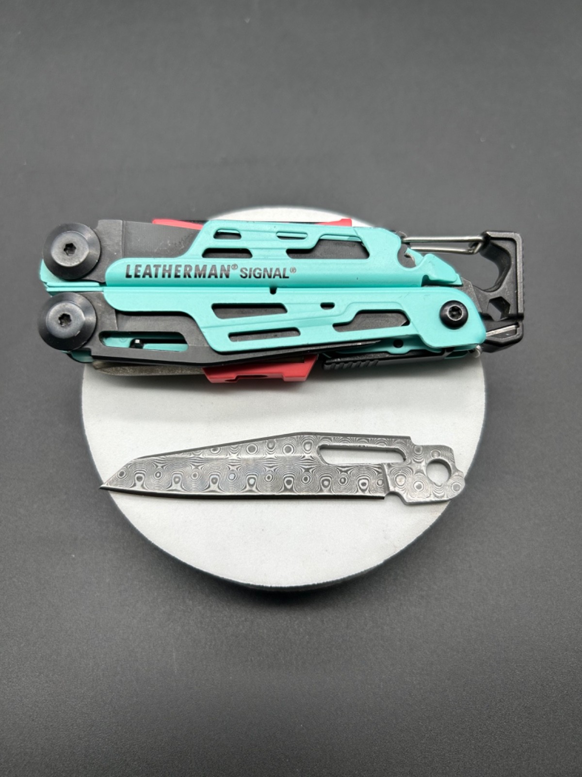 VG10 Damascus Blade for Leatherman Signal/Charge/Wave/Surge/P4-USA Shipped