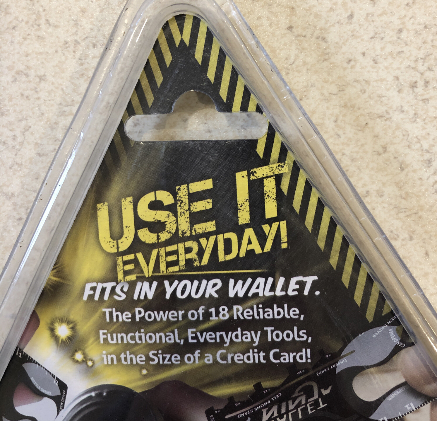 Wallet Ninja 18-in-1 Flat Multi-Tool Heat Treated Steel As Seen on TV 2014