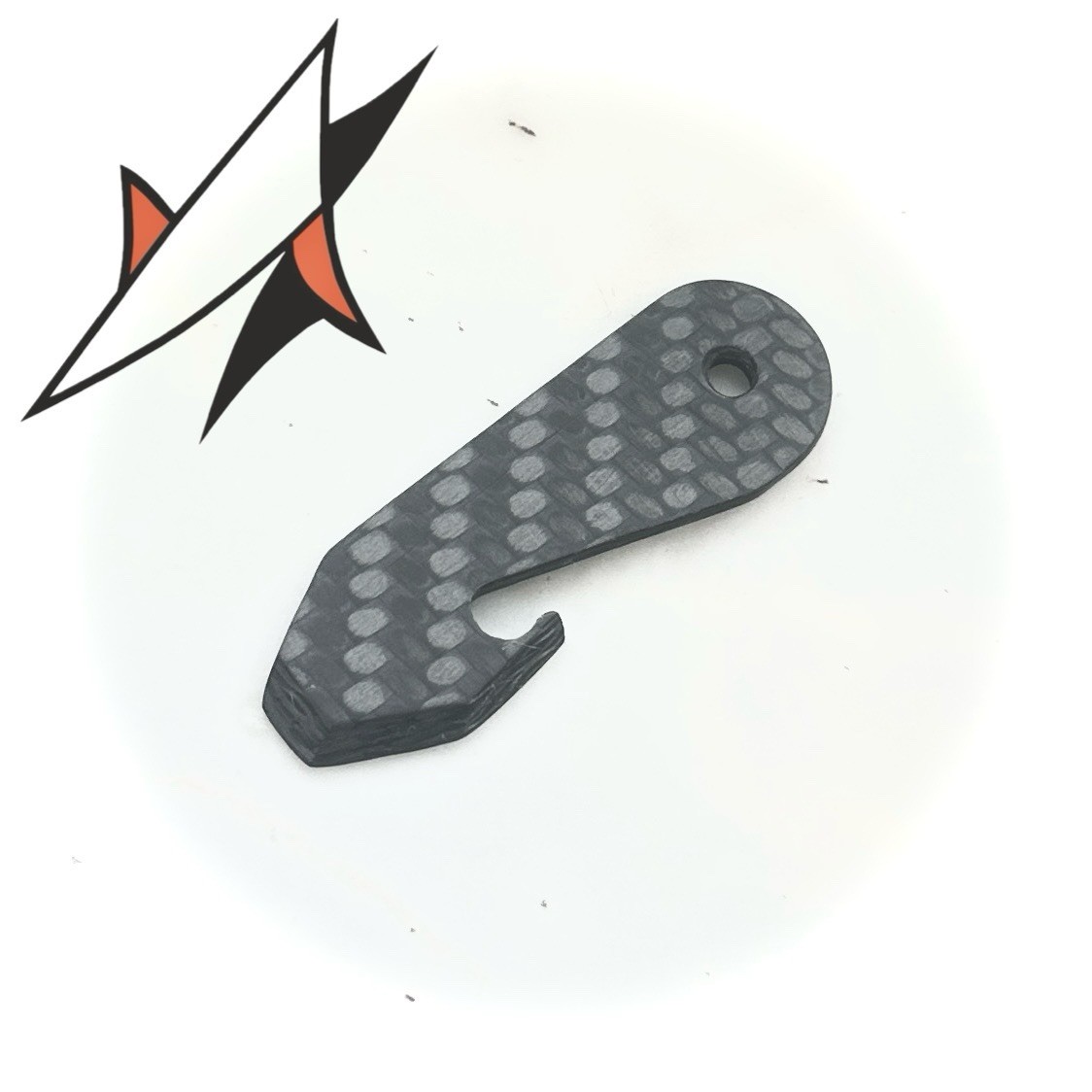 SharkTac PHD | Carbon Fiber EDC Tool | Chisel Edge Bottle Opener Pry Bar Key
