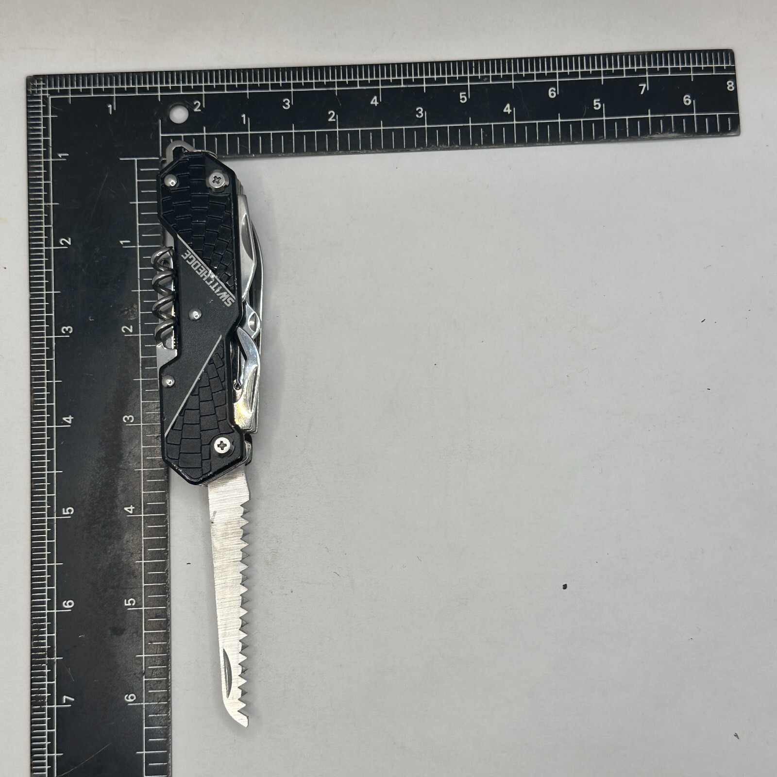Switchedge Black 14 Tools In One Crimson Pocket Knife multi tool camping🔔
