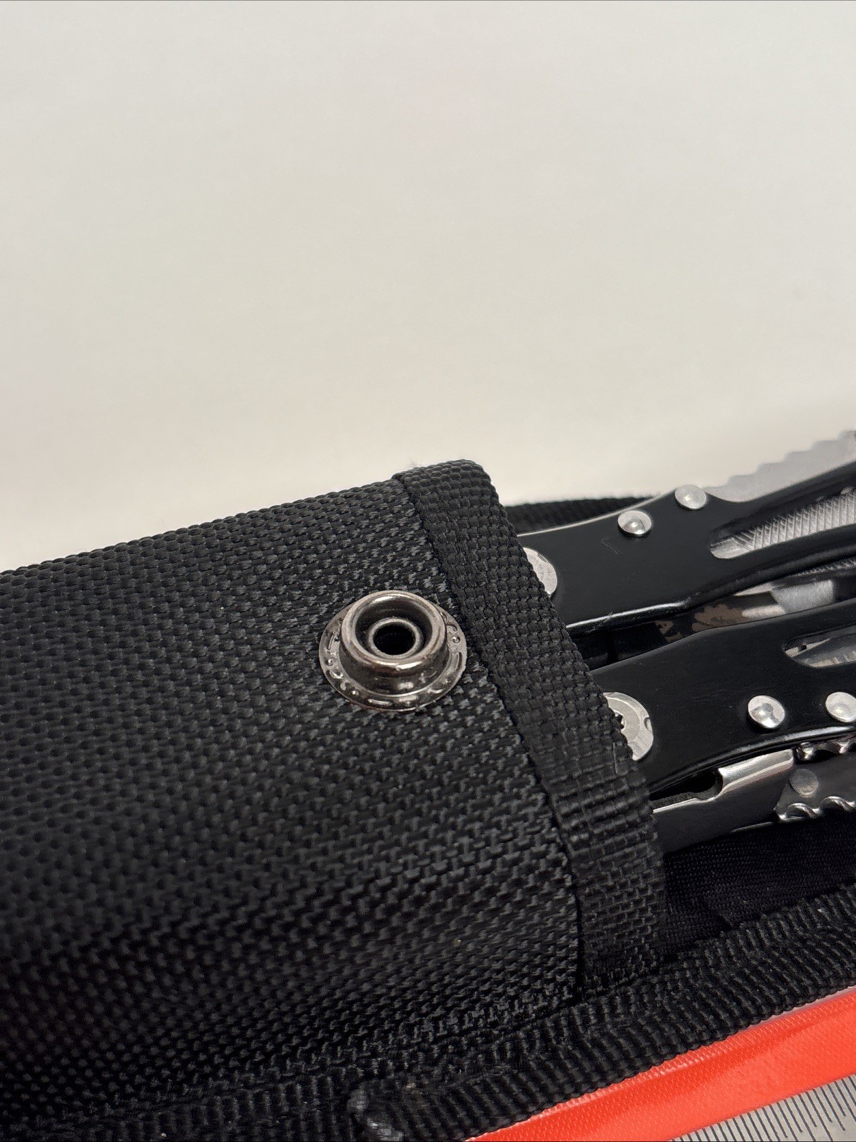 FANGFO Multi-Tool Black Tactical Heavy Duty Pocket Pliers EDC Tool w/ Sheath