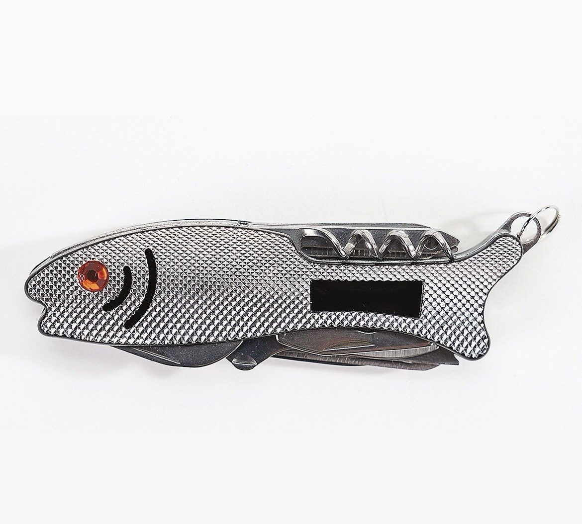 Mad Man Stainless Steel Fishing Multi Tool – Knife, Scissors & Bottle Opener