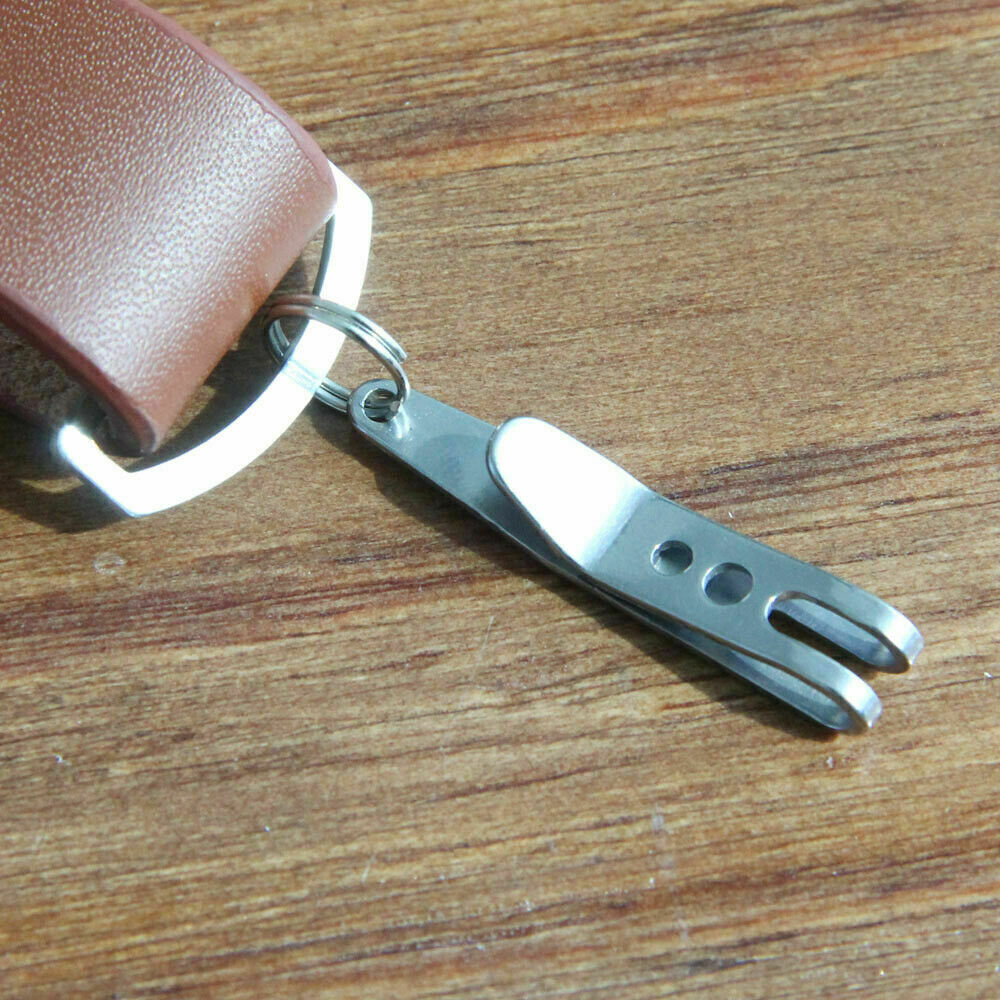 10PCS Mini Edc Gear Pocket Suspension Clip Hanger Tool Key Ring Keychain New