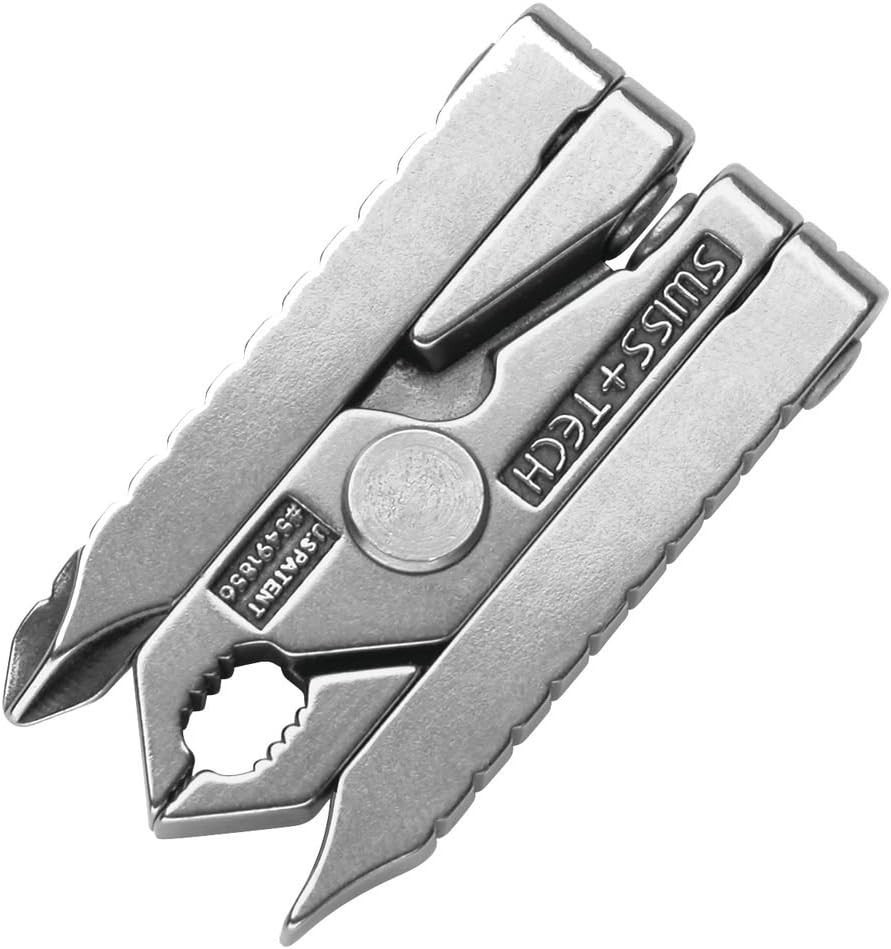 St50022 Stainless Steel 6in1 Key Chain Multi Tool Polished Finish single Pack