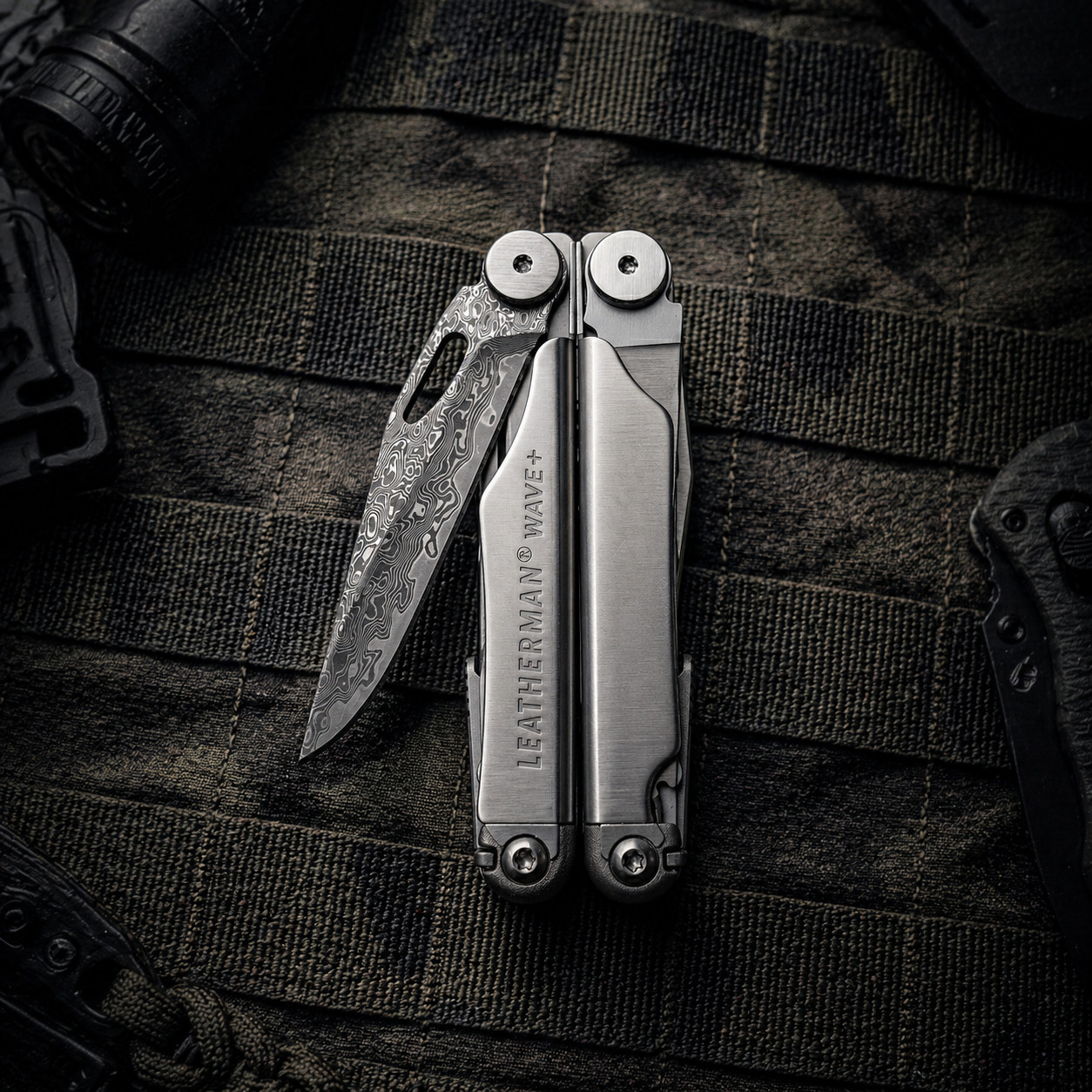 VG10 Damascus Replacement Blade for Leatherman Charge TTi / Wave / Signal