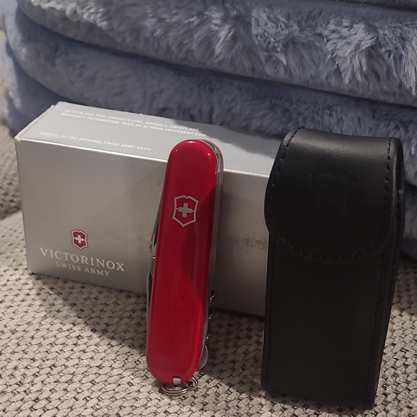 Victorinox Explorer Red Multi-Tool Model 53823 with Black Pouch