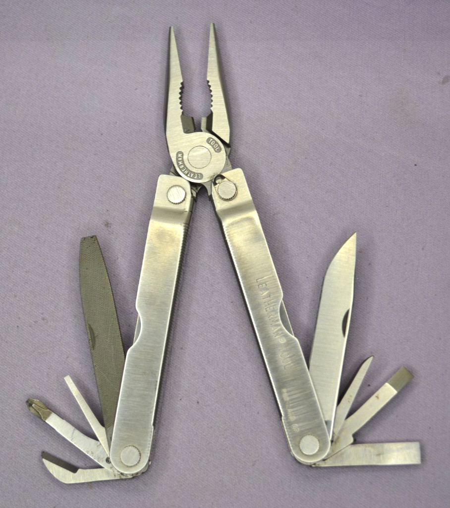 Vintage Leatherman Tool Multi-Tool Pocket Survival Tool Knife USA — Excellent