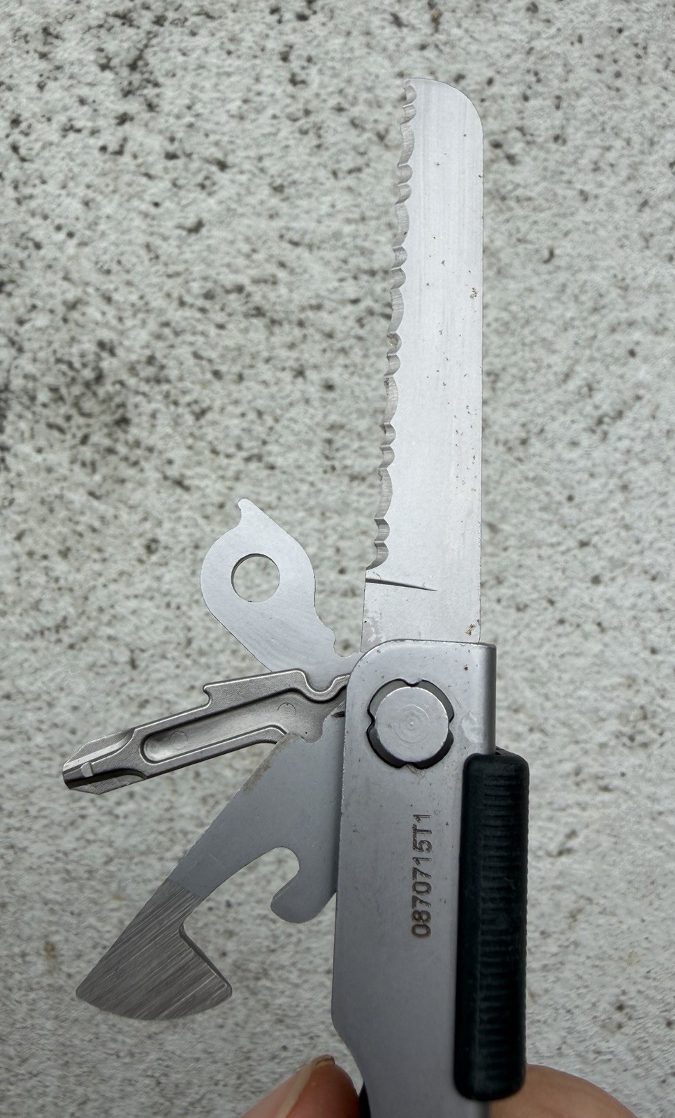 GERBER MP600 USA SILVER MULTI TOOL, KNIFE, PLIER, W/SHEATH, EXCELLENT!