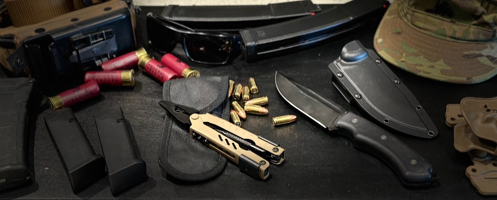 Military Multi-tool, Coyote brown or all black