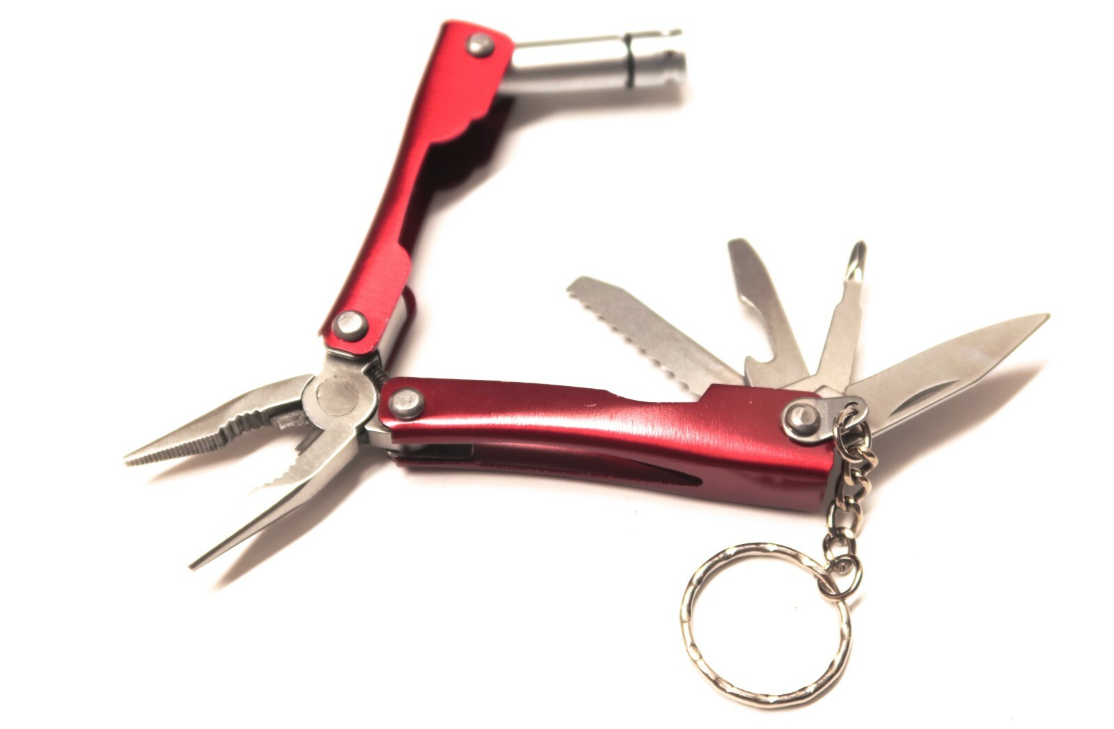 Magenta Multitool Classic Style Army Knife 6 Tool Pocket Knife +Shaft