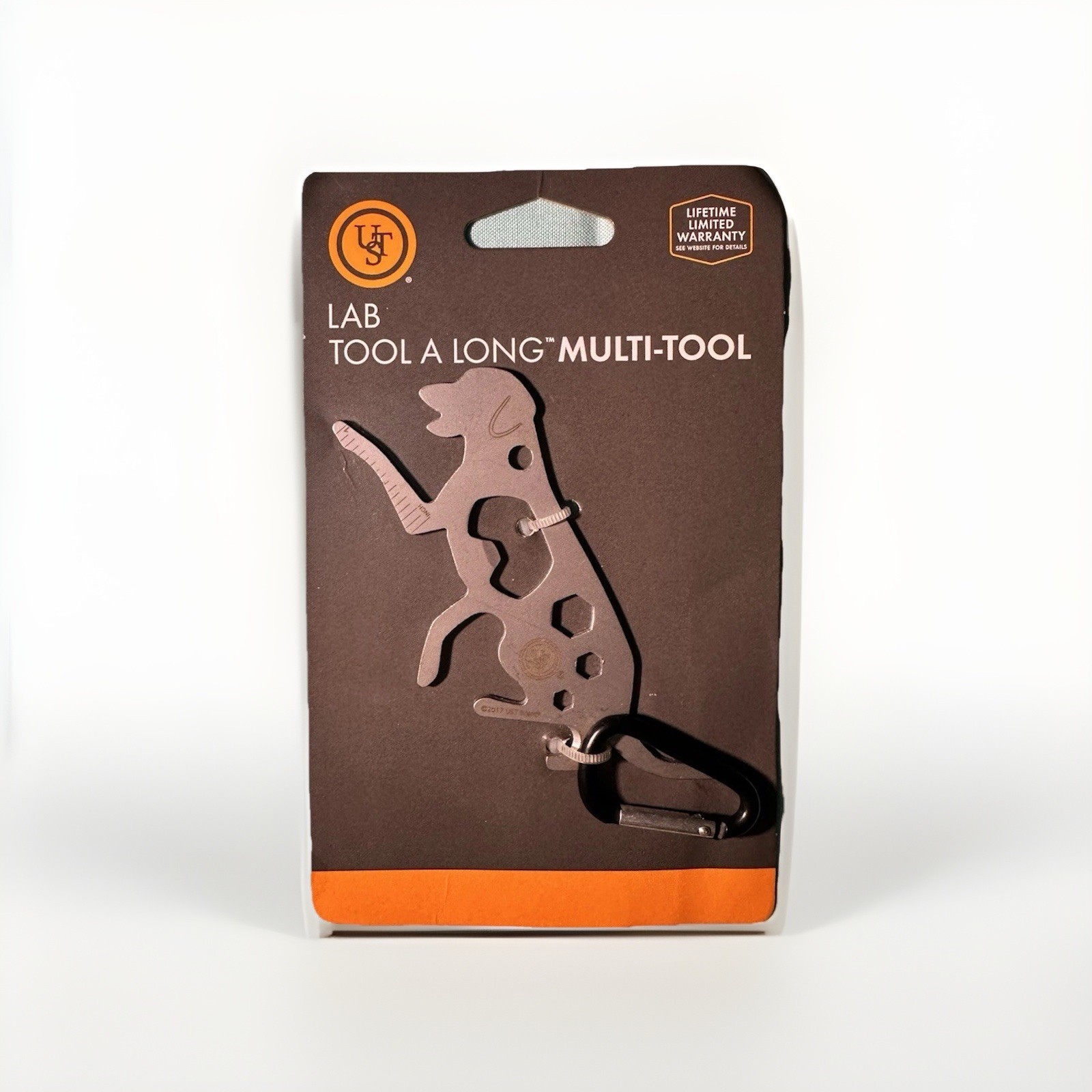 UST Tool a Long Lab Multi-Tool Stainless Steel Carabiner TSA-Compliant 6 Tools