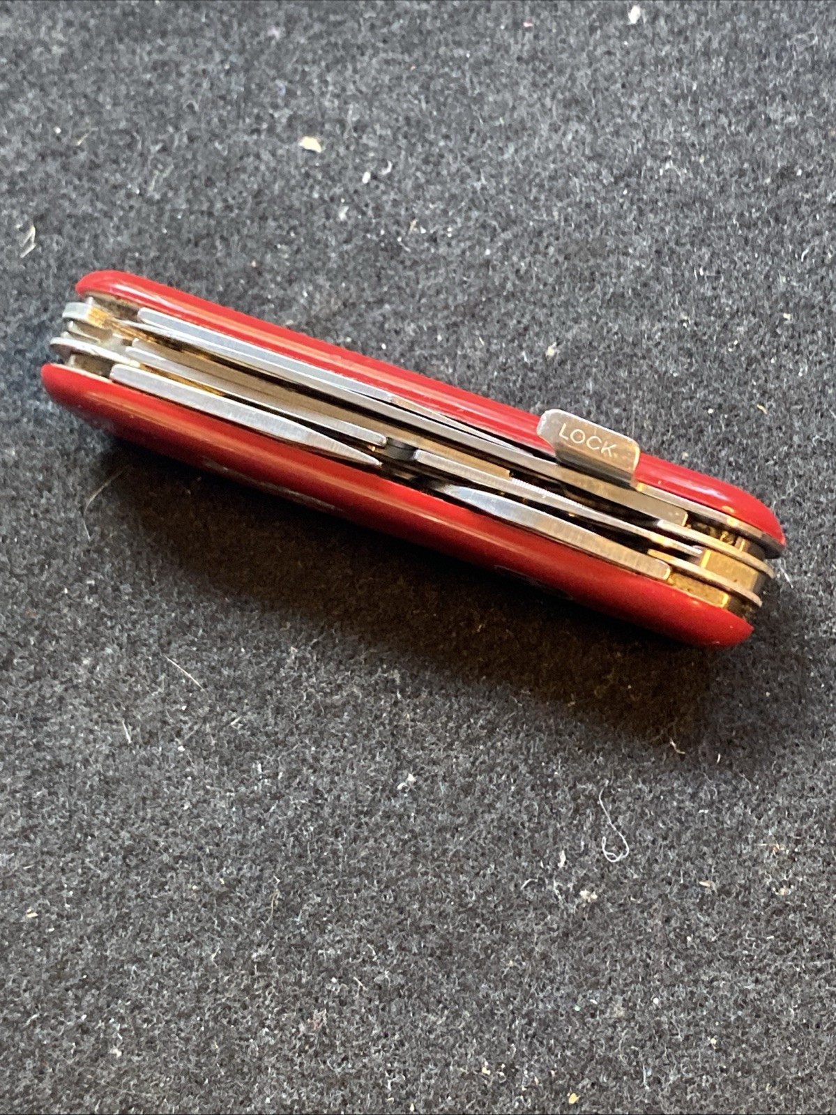 Vintage – Wenger Genuine Swiss Army Knife – Backpacker – Unused – Rare 9 Tools