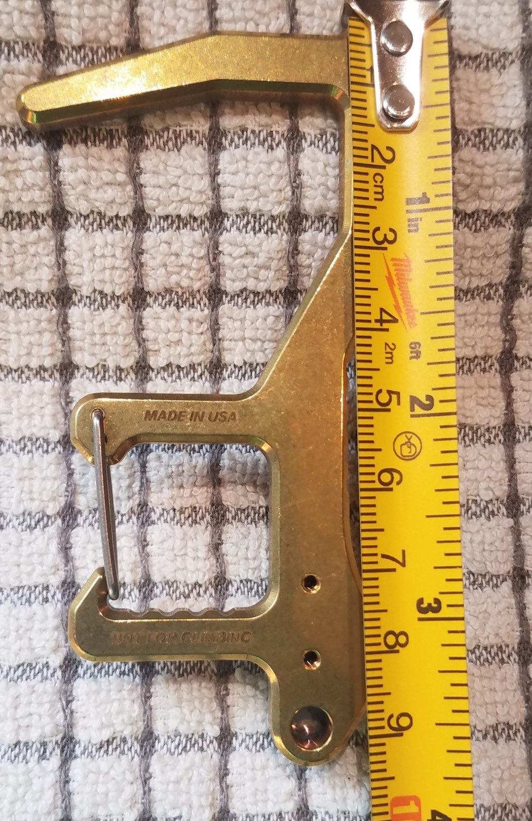 Leatherman Clean Contact Carabiner Tool Brass Corona Hook new box Edc Clip On