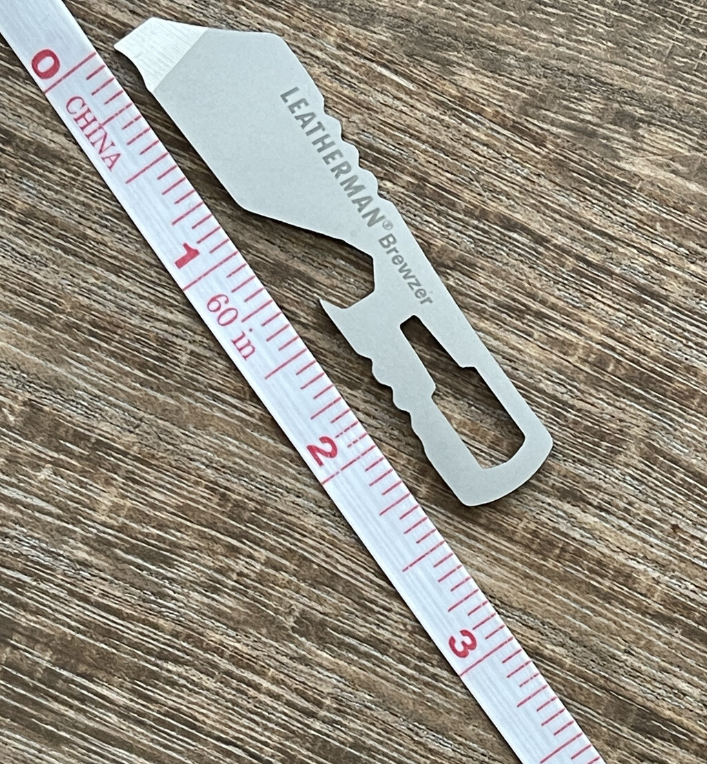 Leatherman Brewzer box/bottle opener mini multitool. New. Discontinued