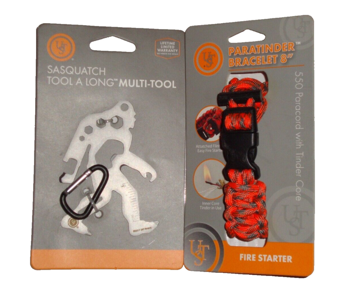 UST COMBO – Sasquatch Multi-tool & Paratinder Bracelet – Be Prepared!