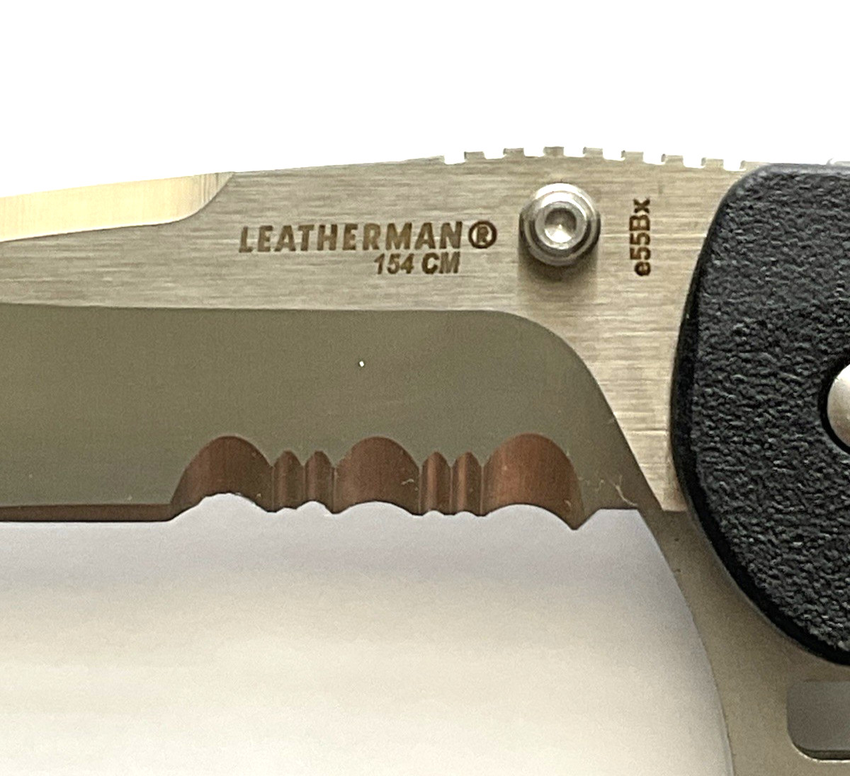 Leatherman E55BX 154CM Blade Folding Knife USA