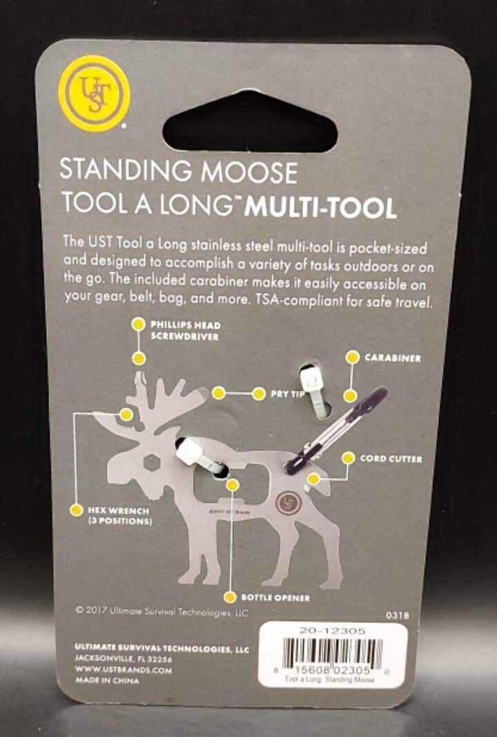 Tool A Long Moose UST Pocket-Sized Multi-Tool – NEW