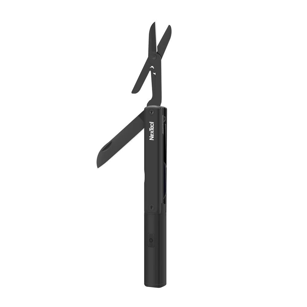 NexTool Multi Functional Pen Tool Small Blade Scissors Light Black – NE20026