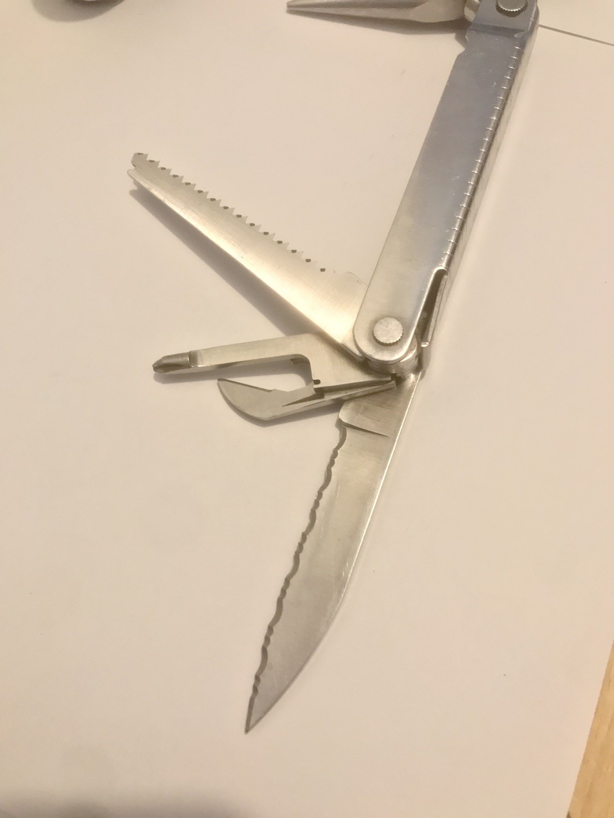 Leatherman SUPER TOOL Multi-Tool Stainless Steel Oregon USA Pat Pend VERY CLEAN