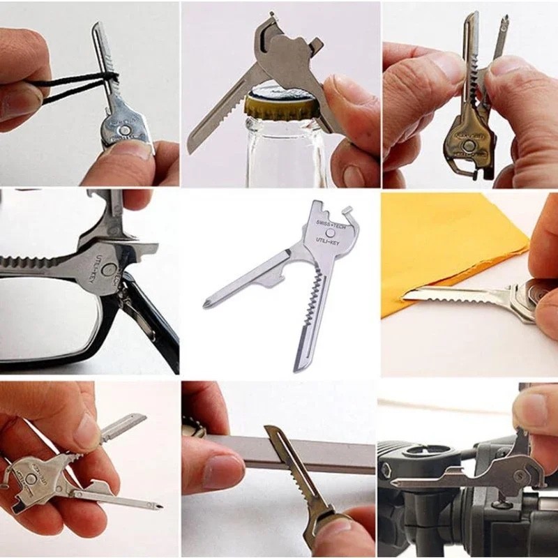 Swiss+Tech Multi Tool Utili-Key || 6 In 1 || EDC || Fast Shipping