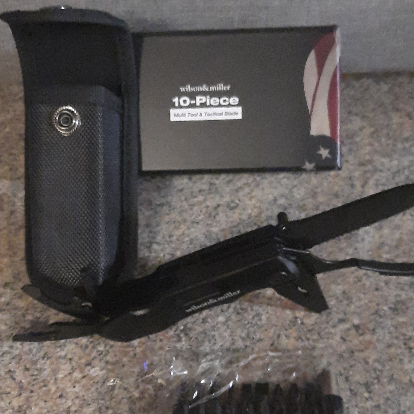 Wilson & Miller 10-piece Multitool and Tactical Blade W/Sheath New In Box