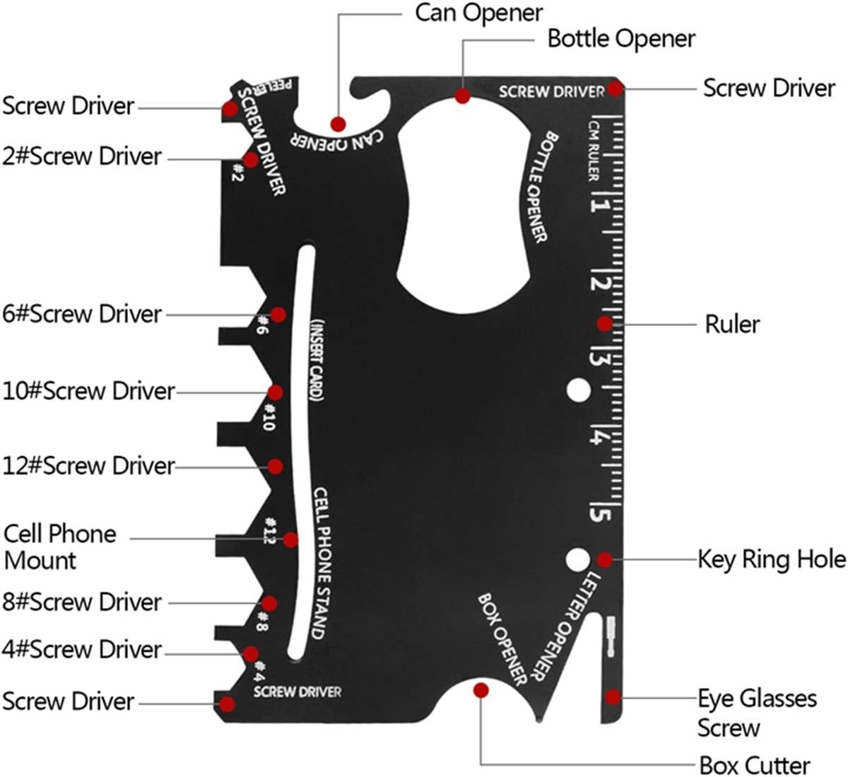 Camping Multitool Axe Hammer Knife Tool