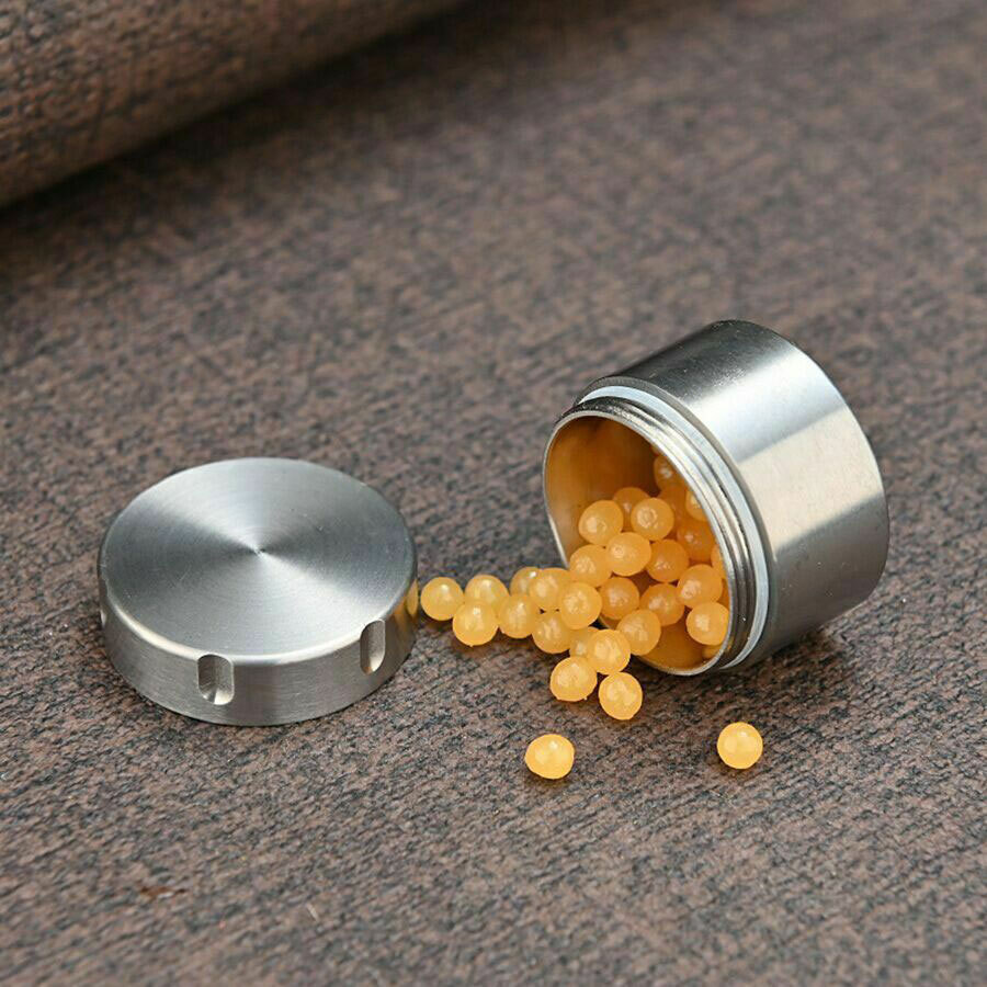Solid Titanium Alloy Dust-proof Waterproof Jewelry Storage EDC Outdoor Tea Box