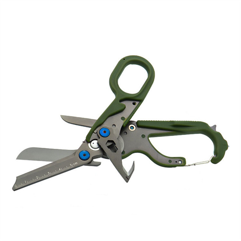 Carabiner Knife Combo Multitool Scissors Medical Function Multi Tool Purpose