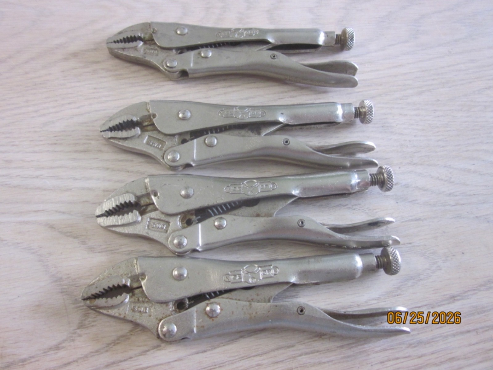 4 A+ USED USA MADE 5 WR (SMALL SIZE) VISE GRIPS & LEATHERMAN WINGMAN MULTI PLIER