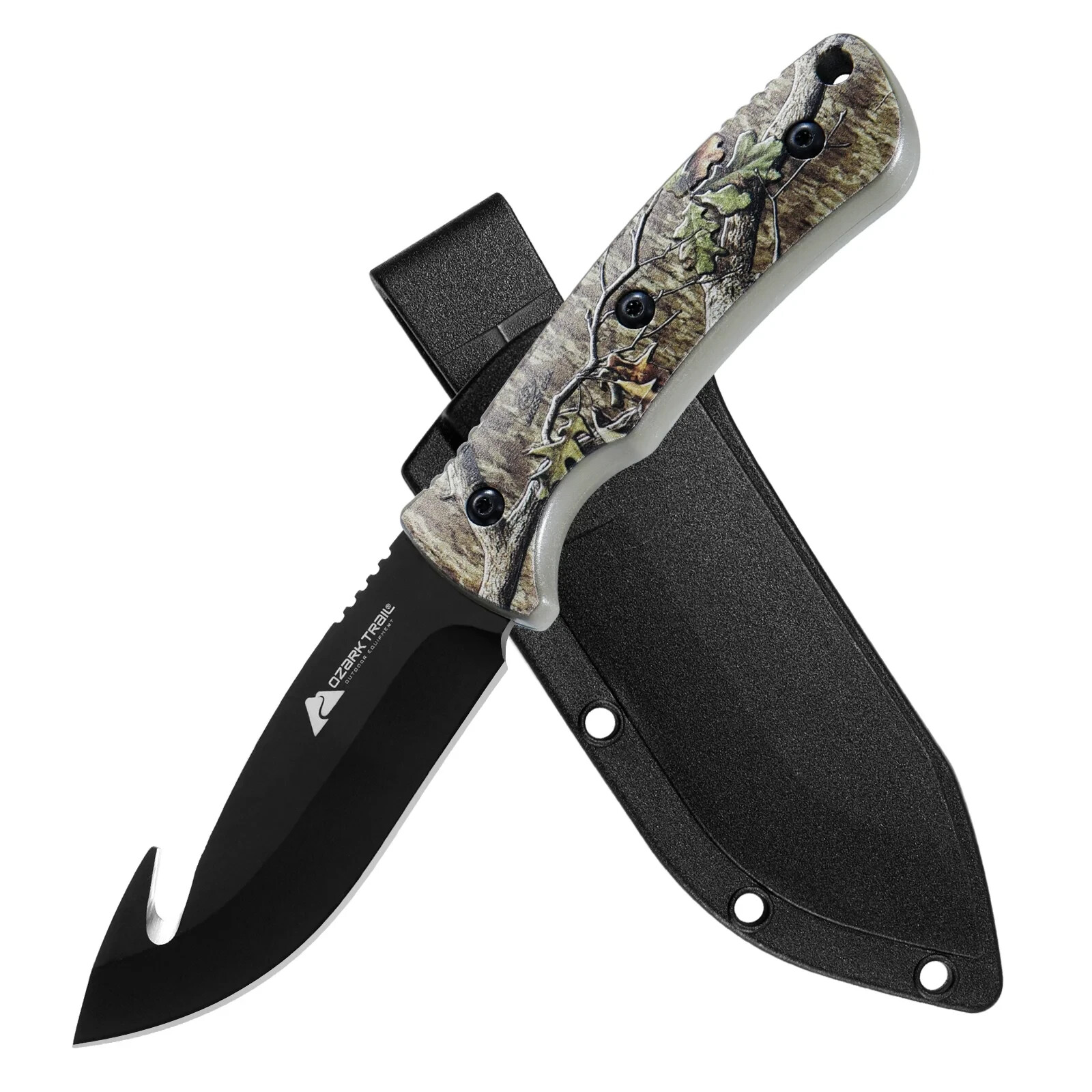 Ozark Trail 6 Pieces Hunting Knives Set 8.25 inch Fixed Blade Knife Manual Open
