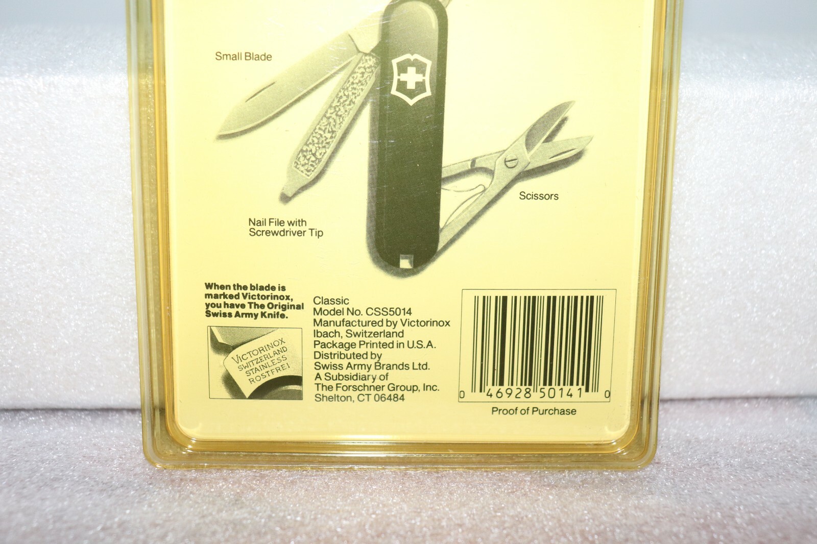 The Original Swiss Army Knife Classic 7 Functions Model No. CSS5014