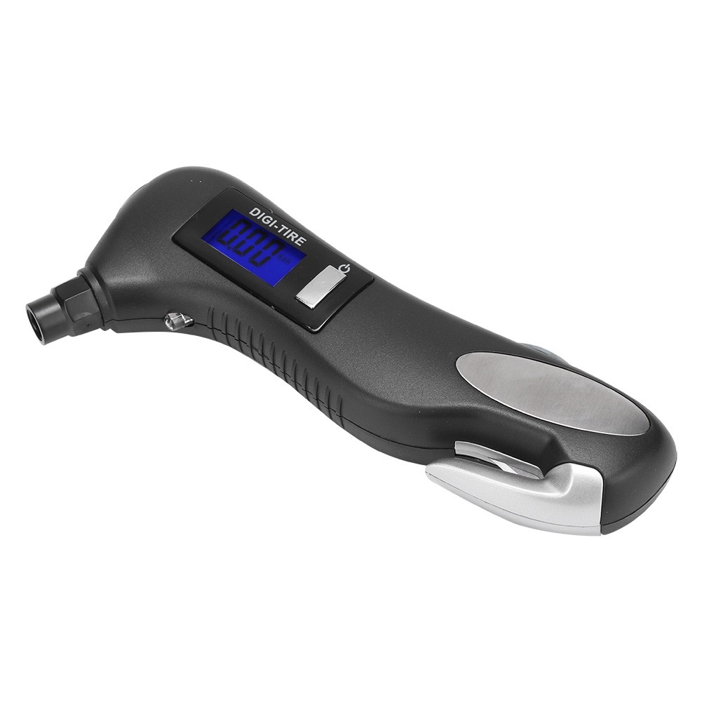 Multifunctional Outdoor Emergency Car Flashlight Tire Pressure Gauge Cutter AHPF