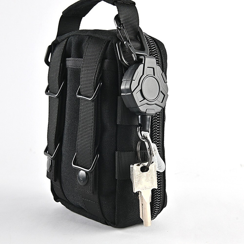 Retractable for pull Keychain Easy-To- for pull Buckle Anti-Lost Buckle