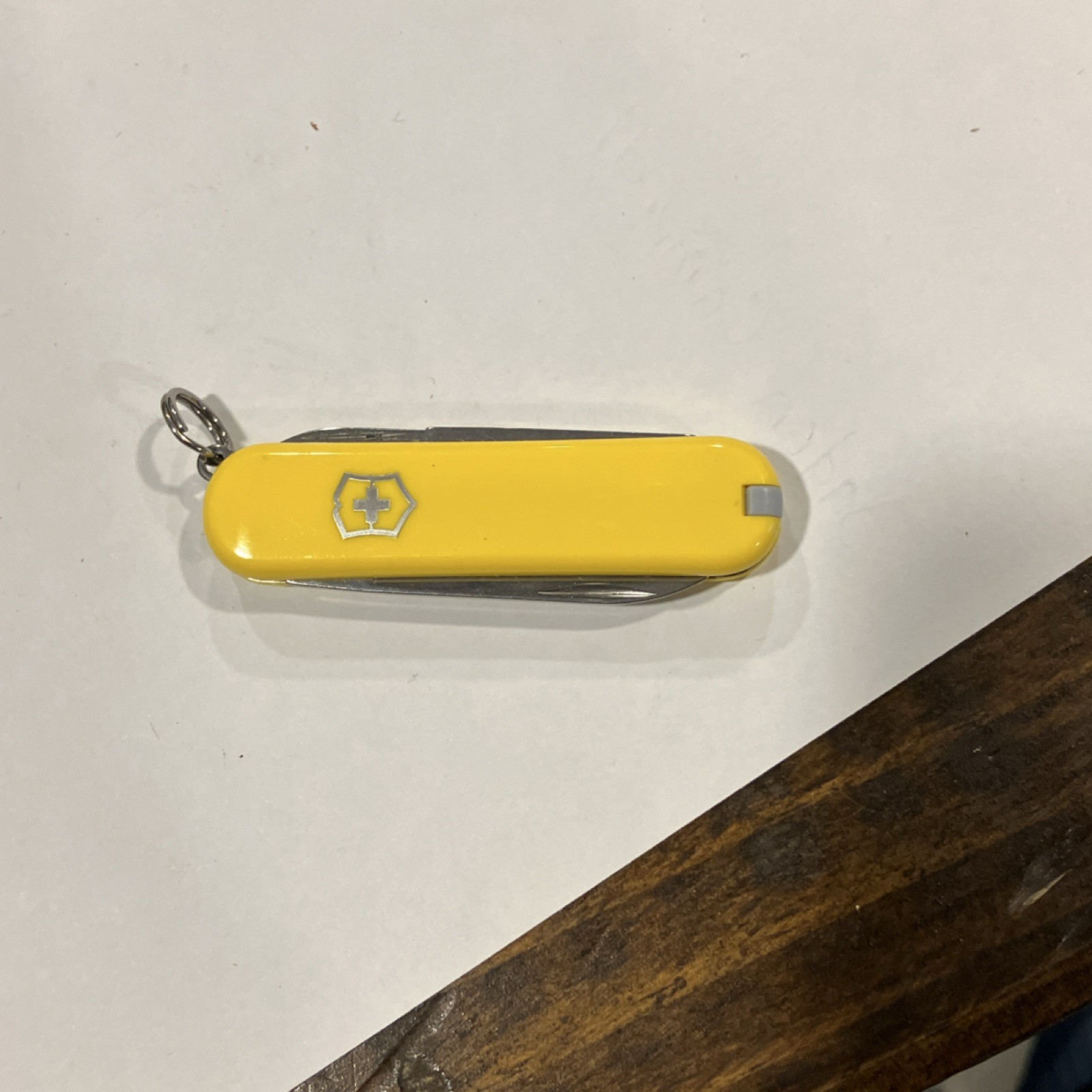 Victorinox Yellow Stainless Steel Multi-Tool Knife Scissors File
