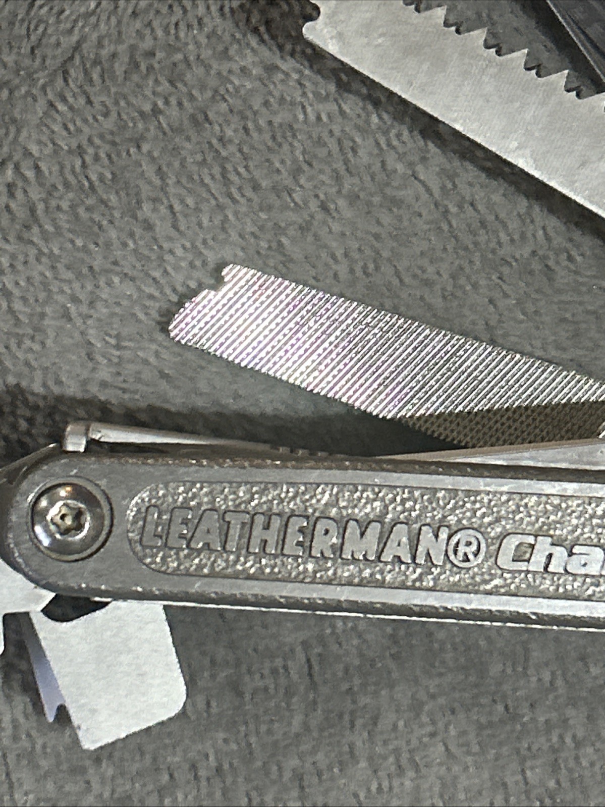 Leatherman Charge Multi-Tool w/ Sheath 7 Double Bits 154 CM Very Good Cond.