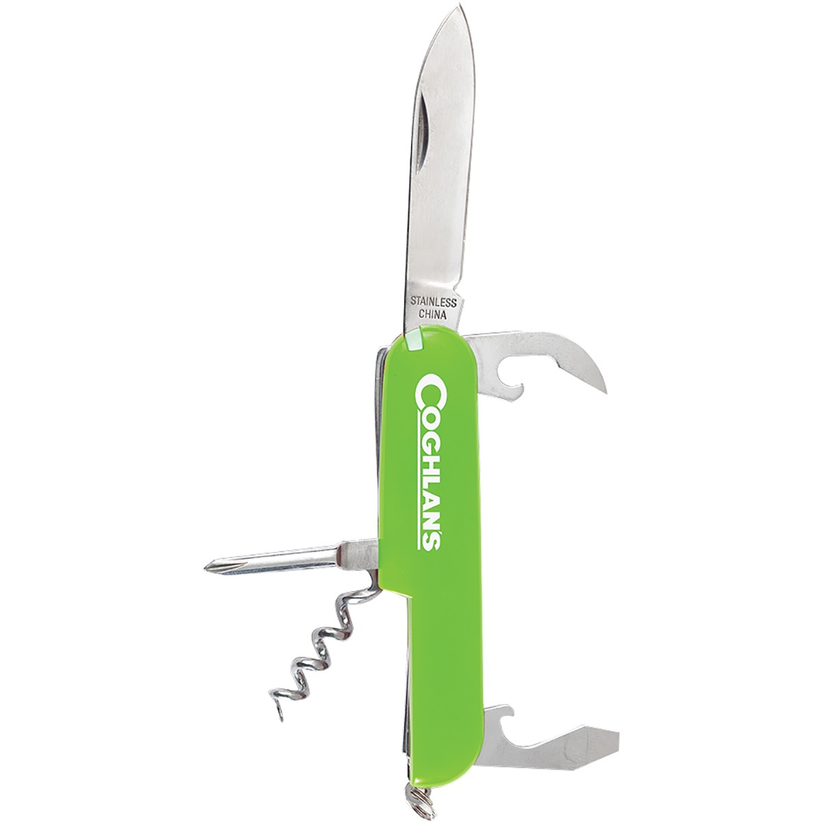 Coghlan’s Multi-Function Camp Knife, 5 Functions, Army Camping Swiss Style