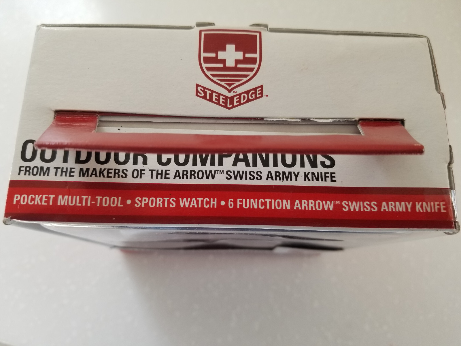 Outdoor Companions Pocket Multi-Tool, Sports Watch, 6 Function Arrow Swiss Knife
