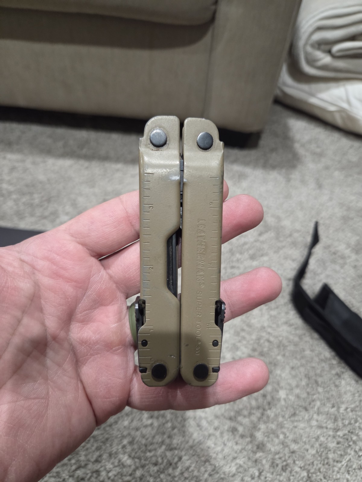 Leatherman Super Tool 300M Coyote Tan Black Oxide with Sheath VGUC Bod 0523