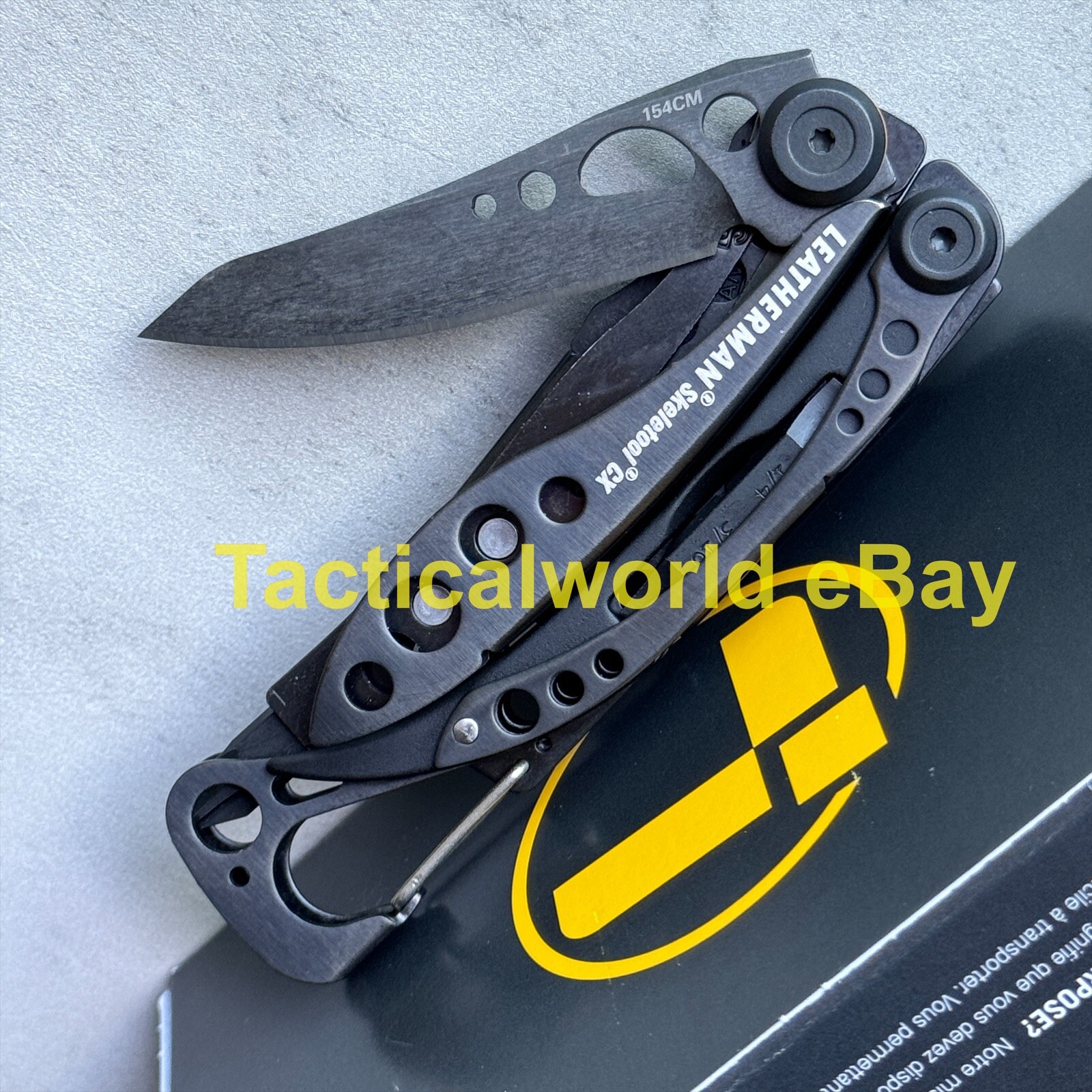Leatherman Ratchet Driver, Leatherman Skeletool CX Onyx, Bit Kit, Sheath fit ALL