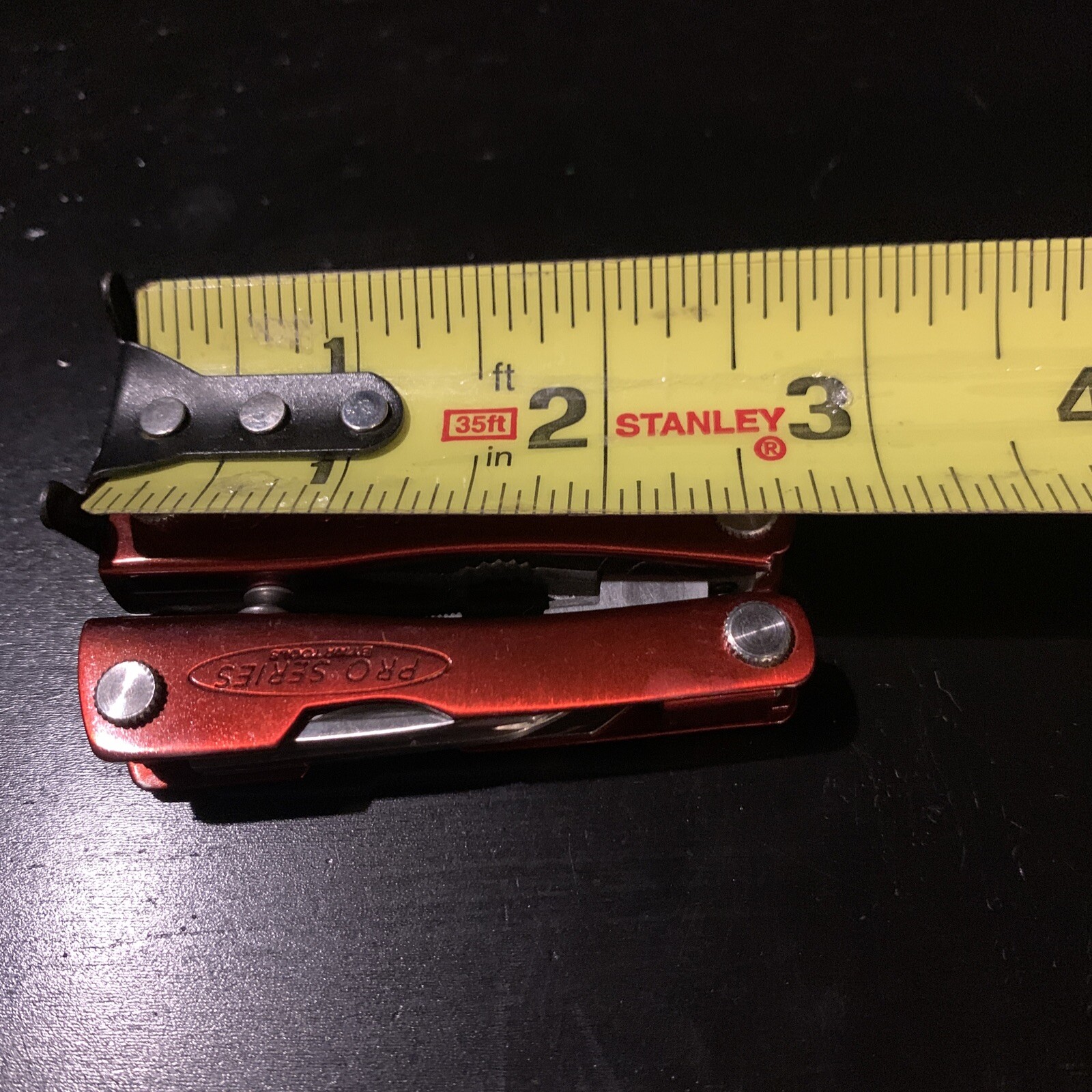 Vintage Micro Extreme Pro Series Multi-tool Red Stainless Steel Titanium Tool