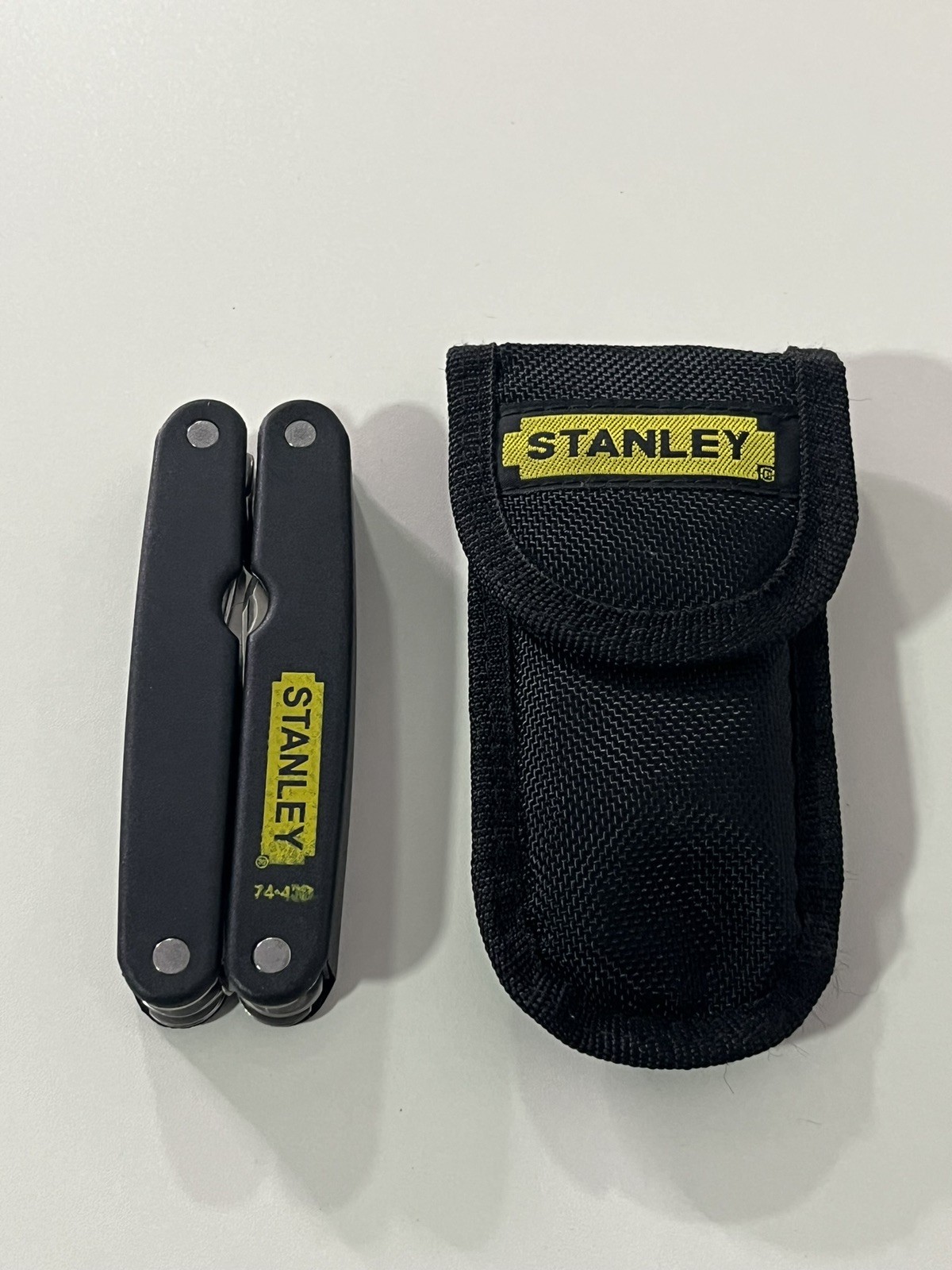 STANLEY 74-438 Folding Pocket Shears Multi Tool Stainless with Sheath