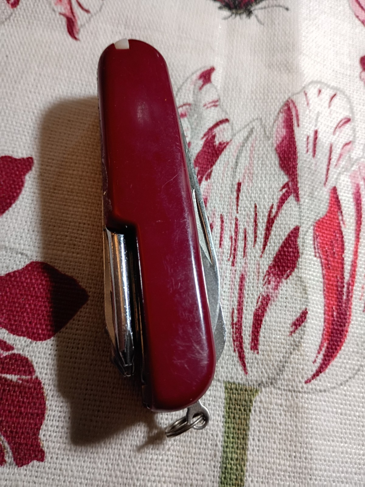 Swiss Army Style Red Multi-Tool Pocket Knife 12 Tools Scissors Saw Corkscrew